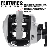 Heavy Duty Saltwater Baitcasting Fishing Reel – Waterproof 15KG Drag Trolling Reel