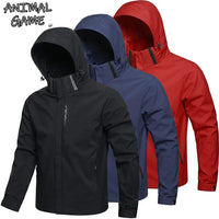 Waterproof Windproof Jacket – Lightweight Hoodie for Hiking, Cycling & Outdoor Work