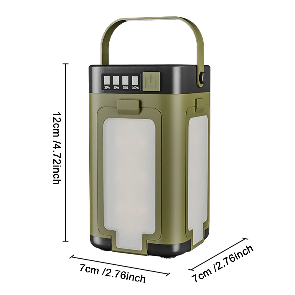 Rechargeable Solar Camping Lantern – Portable LED Flashlight for Outdoors