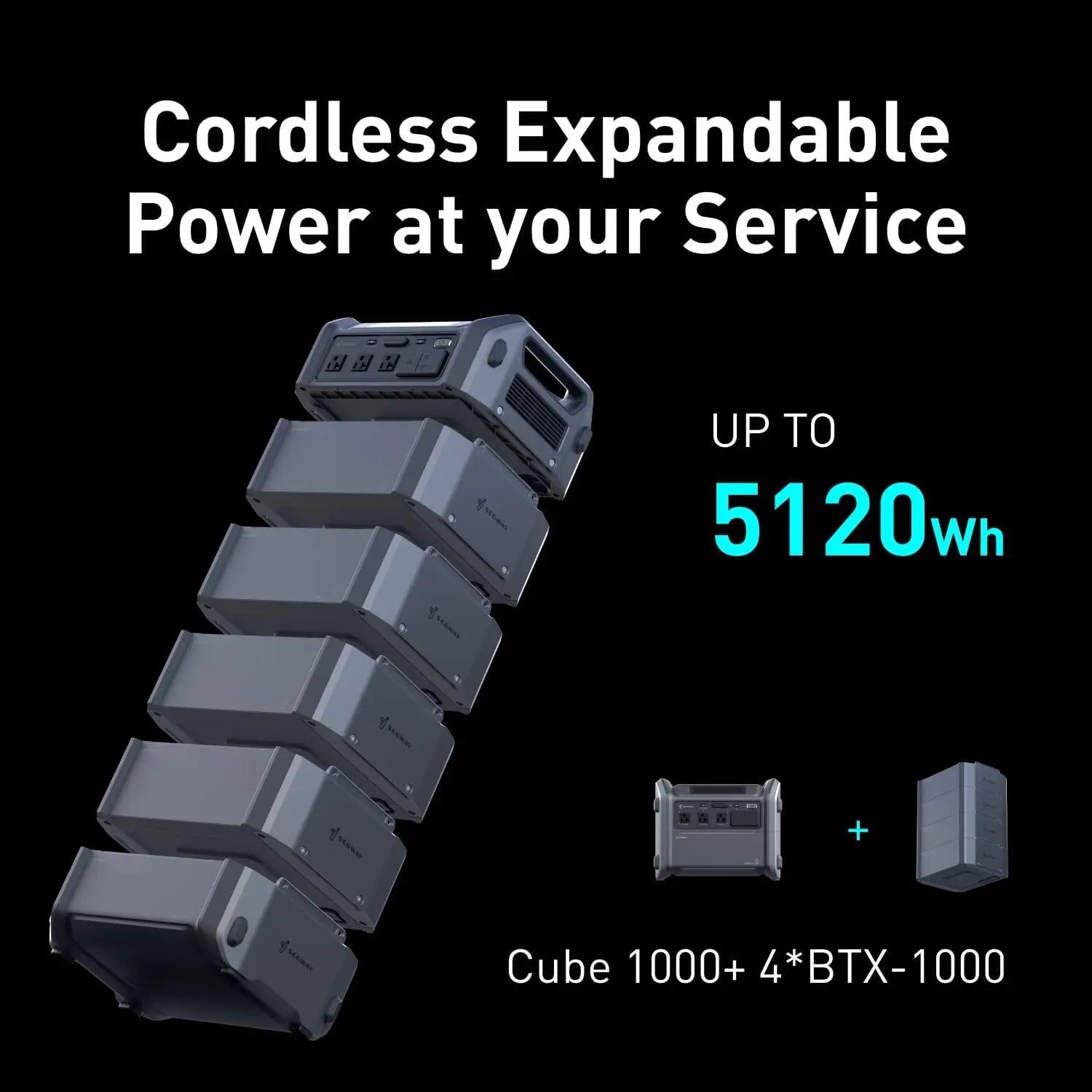 Segway Cube 1000 Portable Power Station 2200W