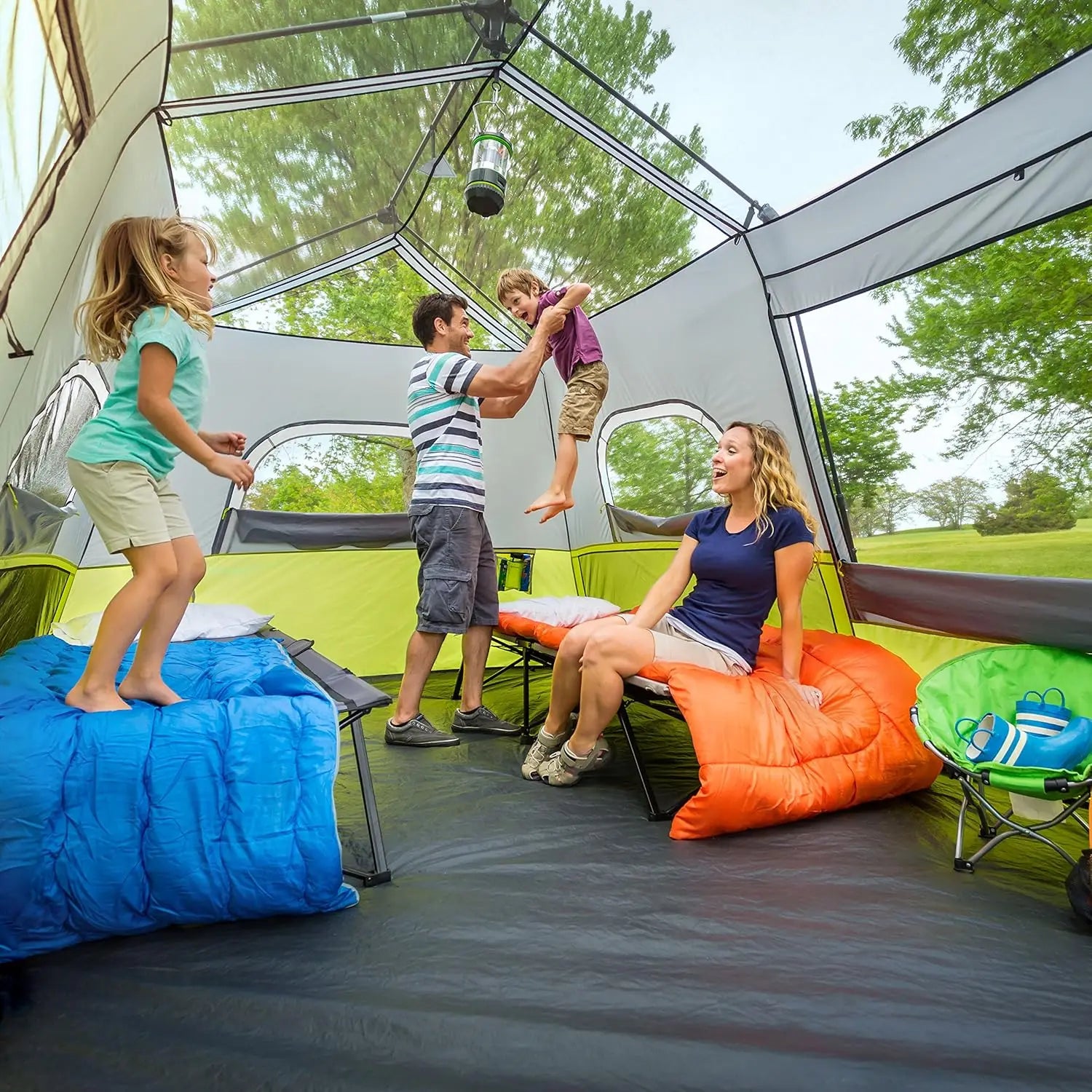 9 Person Instant Cabin Tent Waterproof Family Shelter