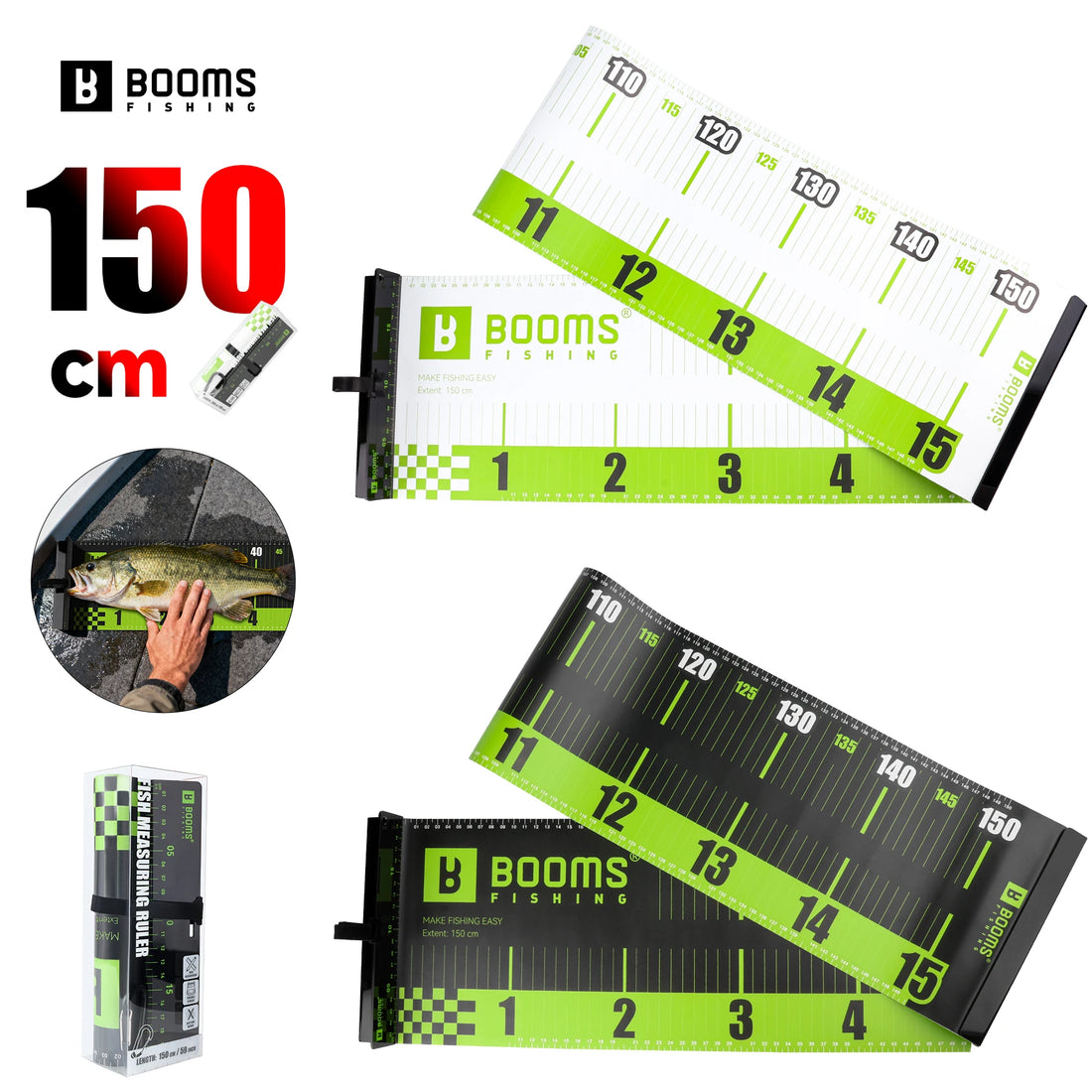 Waterproof Fishing Ruler Board – PVC Fish Measuring Tool for Accurate Catch Measurement