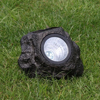 5W Solar Powered Light Simulation Stone Lights Spotlight Decoration Cold White IP65 Waterproof for Outdoor Garden Lawn Lamps