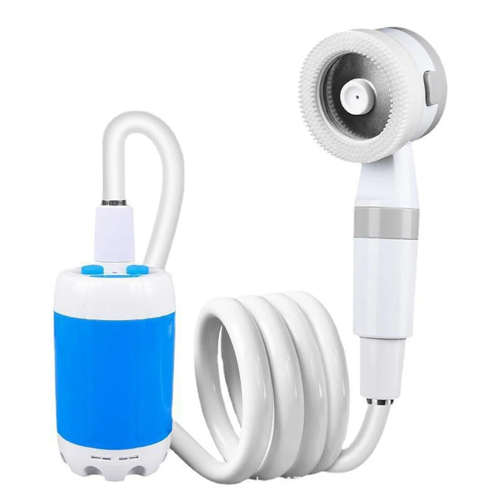 Portable Camping Shower Pump Rechargeable 4000mAh Digital
