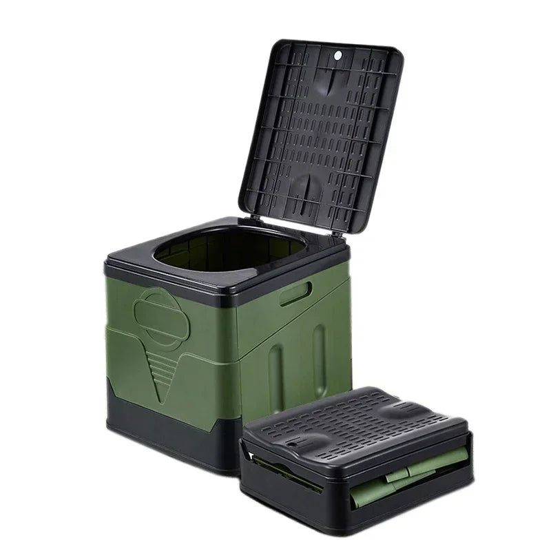 Portable Folding Toilet – Compact & Multi-Functional for Travel