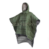 Wearable Sleeping Bag Hooded Camping Blanket