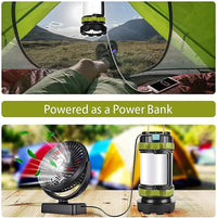 1000LM Rechargeable LED Camping Lantern Power Bank