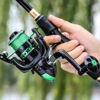 Heavy Duty Carbon Fiber Spinning Fishing Combo – Rod, Reel, Line & Accessories Set