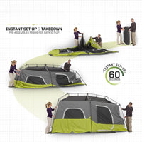 9 Person Instant Cabin Tent Waterproof Family Shelter