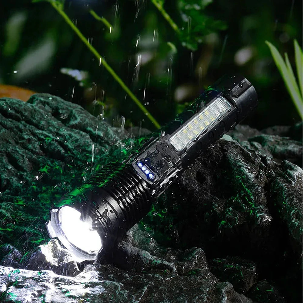 Rechargeable Tactical LED Flashlight for Camping