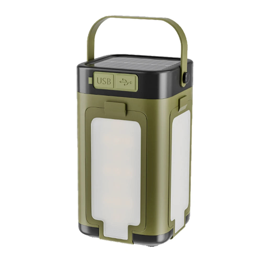 Rechargeable Solar Camping Lantern – Portable LED Flashlight for Outdoors