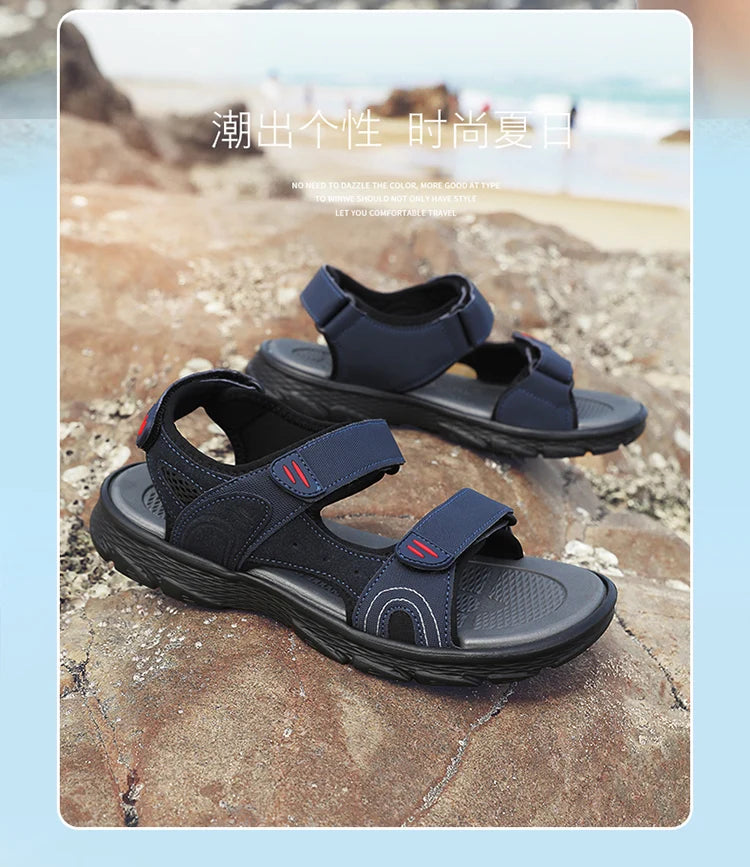 Men's Waterproof Hiking Sandals Outdoor Beach Sandals