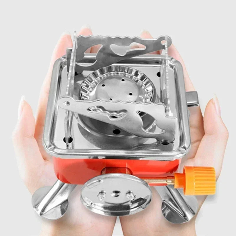 Portable Camping Gas Stove Windproof Foldable Burner for Hiking