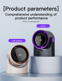 TINSOL Wireless Desktop Air Circulator Fan – Quiet Portable Fan for Desk, Wall & Ceiling Use