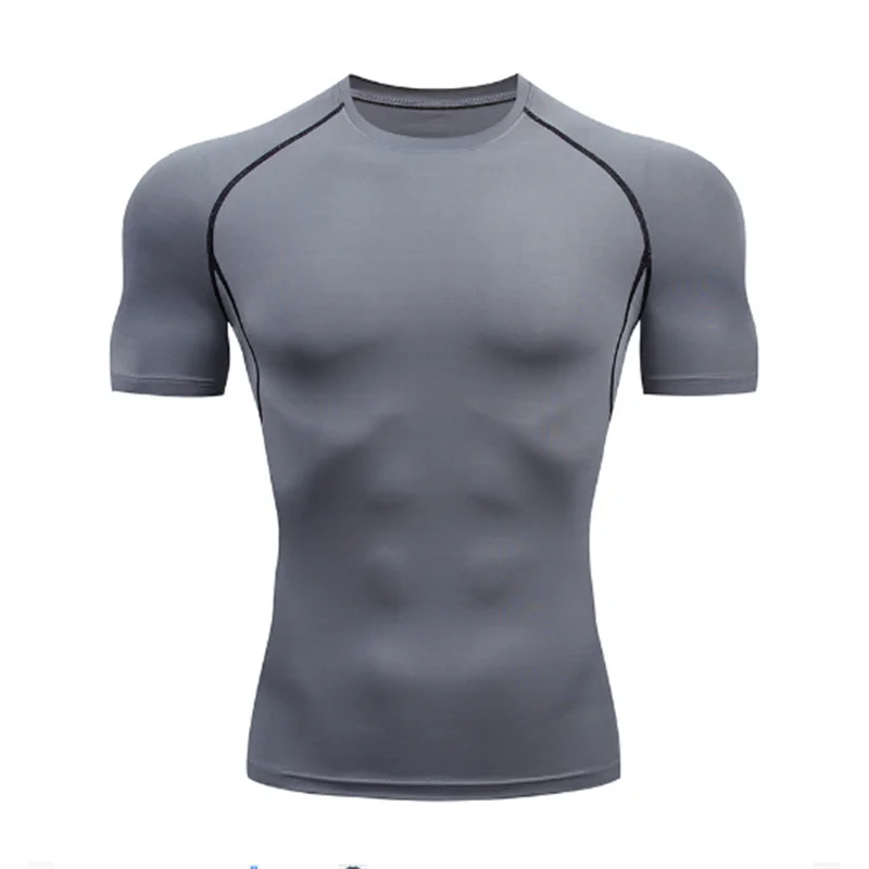 Men's Compression Running Shirt Quick Dry Sports Tee
