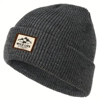 Warm Knitted Beanie Hat with Ear Protection