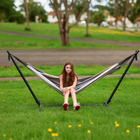 Double Hammock with Steel Stand & Carry Bag