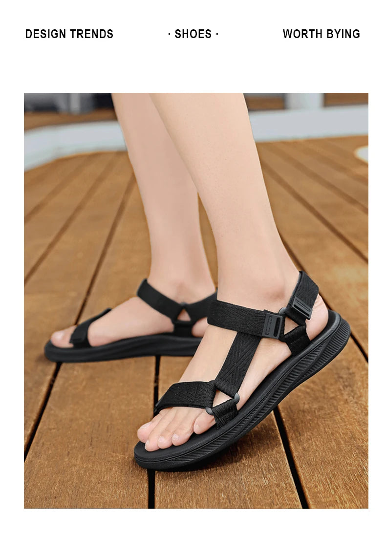 Men's Arch Support Hiking Sandals Outdoor Beach Shoes
