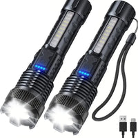 Rechargeable Tactical LED Flashlight for Camping