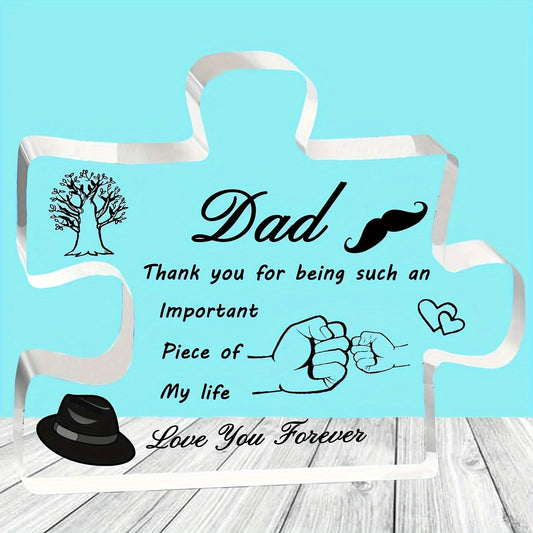 Dad Gifts - Acrylic Block Puzzle Decoration
