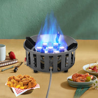 7-Core Camping Stove 21000W High-Power with Electronic Ignition
