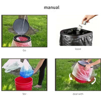 Outdoor Portable Toilet Gel - Absorbent Pee Powder 1-100 Pack