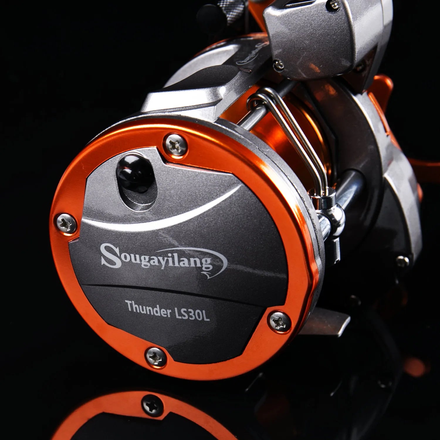 Heavy Duty Line Counter Trolling Reel – Conventional Level Wind Reel for Sea Fishing
