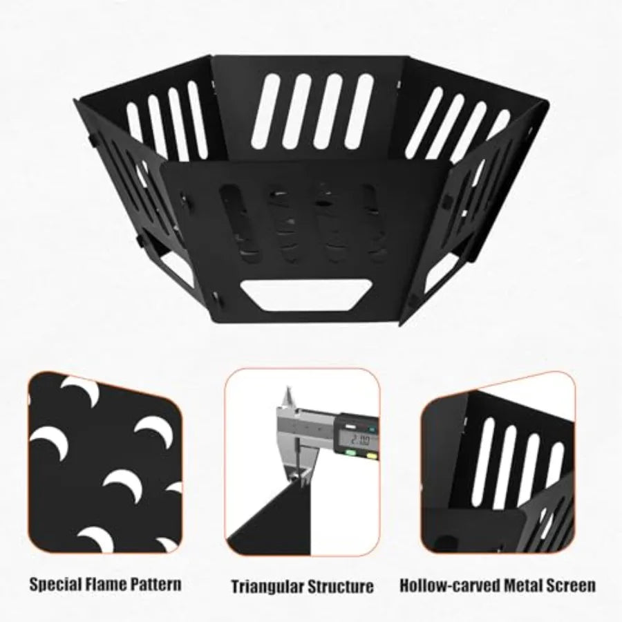 Portable Outdoor Fire Pit for Camping & Backyard