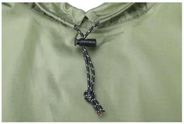 3-in-1 Waterproof Rain Poncho for Camping & Hiking