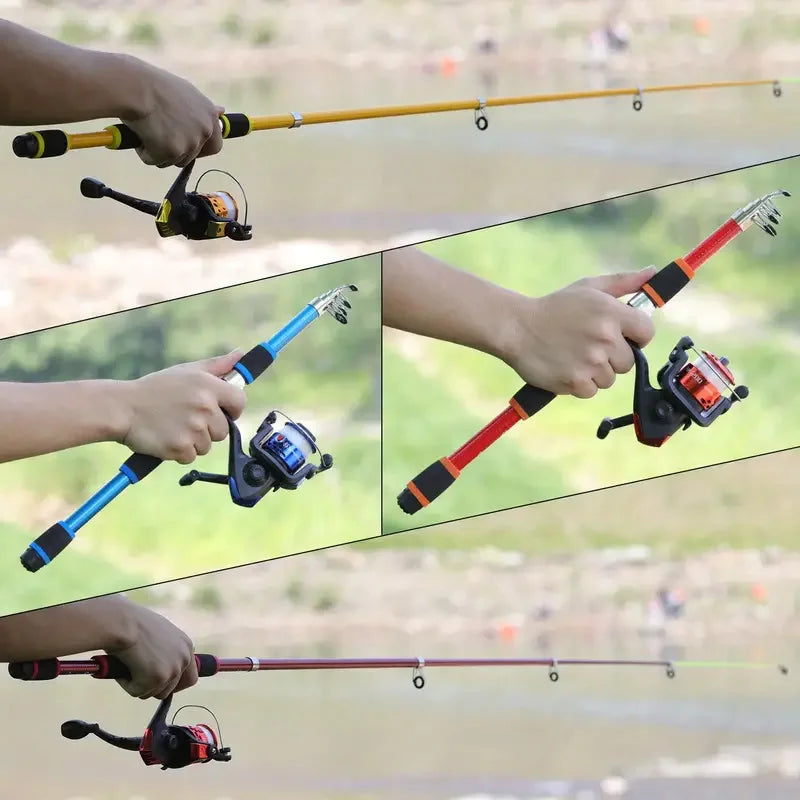 Telescopic Fishing Rod & Reel Combo Full Fishing Kit