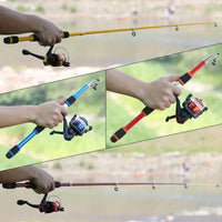 Telescopic Fishing Rod & Reel Combo Full Fishing Kit