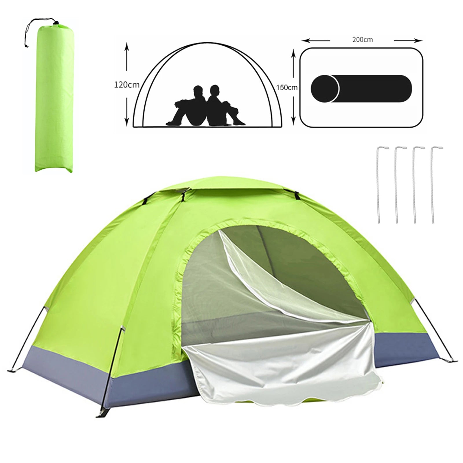 Ultralight 1-2 Person Backpacking Camping Tent