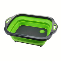 Foldable Camping Basin with Sink & Storage Organizer