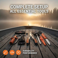 Fishing Tool Kit – Heavy Duty Fish Gripper, Pliers, Hook Remover & Knife Set for Fishing Tackle