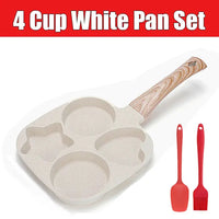 Nonstick Omelette Skillet Egg Frying Pan Heart-Shaped Healthy Breakfast Pancake Hamburger Bacon Pan with Heat-Resistant Handle
