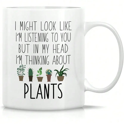 Funny White Ceramic Coffee Mug - 11oz Gift for Friends & Family