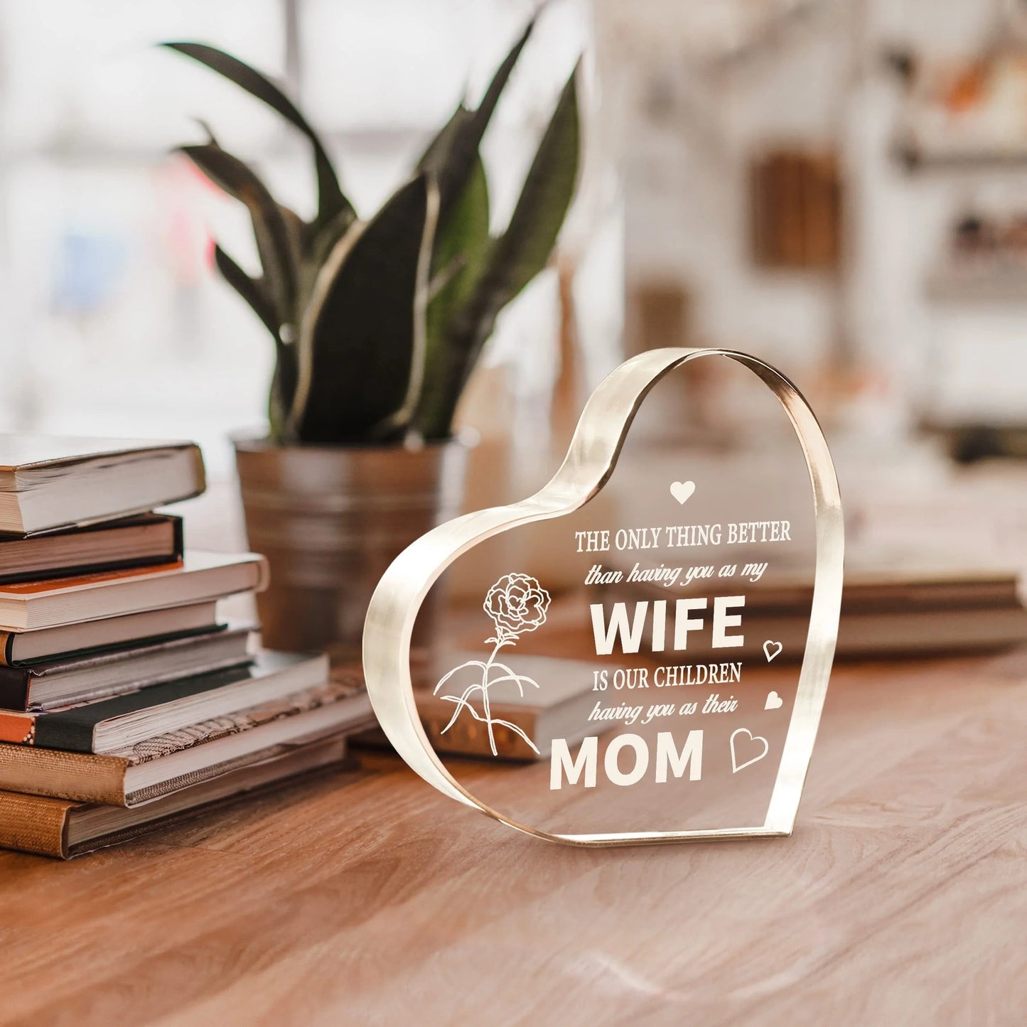 Acrylic Keepsake - Gift for Wife & Mum