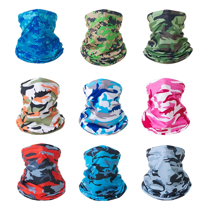 Multifunctional Neck Gaiter Face Mask – Breathable Sun Protection Scarf for Outdoor Sports