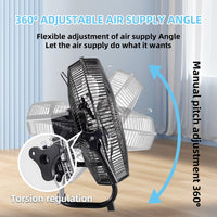 Battery Operated Solar Fan – Portable Indoor & Outdoor Fan with USB Phone Charging Output