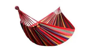 Heavy Duty Canvas Camping Hammock with Tree Straps