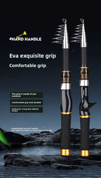 Heavy Duty Surf Fishing Rod – Saltwater & Freshwater Spinning & Casting Fishing Pole (1.6M-2.1M)