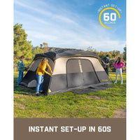 4-10 Person Waterproof Family Cabin Camping Tent