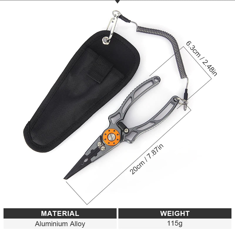 Aluminum Fishing Pliers & Fish Grip Tool Set