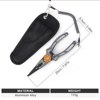 Aluminum Fishing Pliers & Fish Grip Tool Set
