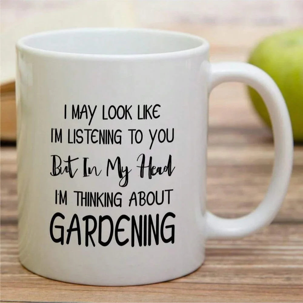 Funny White Ceramic Coffee Mug - 11oz Gift for Friends & Family