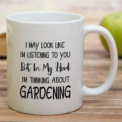 Funny White Ceramic Coffee Mug - 11oz Gift for Friends & Family