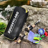 Deluxe Fishing Tackle Box Tool Kit – Ultimate Live Bait Action Fishing Set