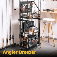 Fishing Rod Bracket, Fishing Equipment Holder , Fishing Cart Fishing Rod Tackle Box Reel Storage Rack