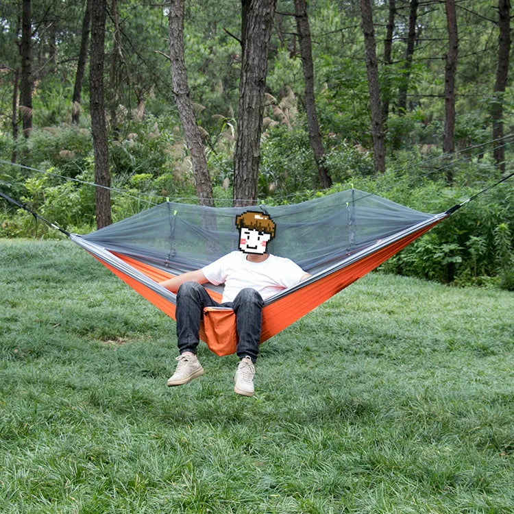 Camping Hammock with Mosquito Net for Outdoor Travel