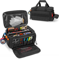 Heavy Duty Multi-Pocket Tool Bag – Wide Opening Outdoor Storage Bag for Tools & Gear